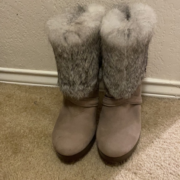 Coach heel boot suede - Picture 2 of 5